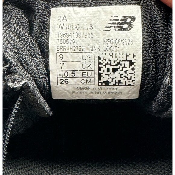 New Balance Fresh Foam 1080v13 Women's 9 Black White Running Shoes W1080K13 - Picture 10 of 10